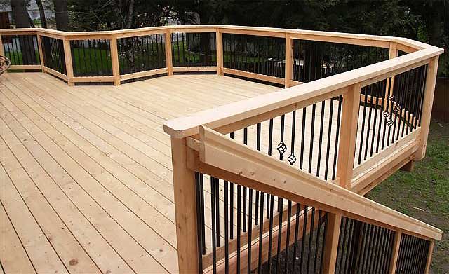 Port Orford Finished Cedar Deck