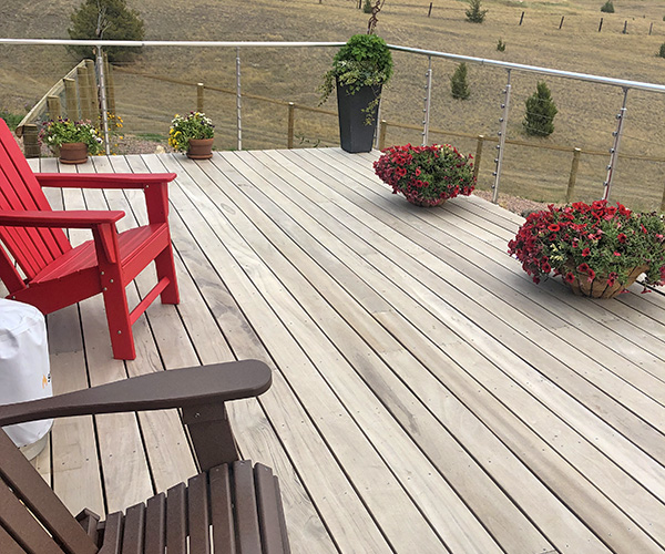 Silvered Tigerwood Decking